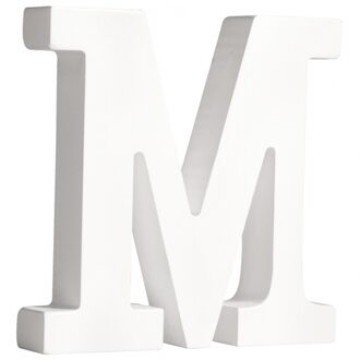 Rayher hobby materialen Houten letter M 11 cm