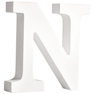 Rayher hobby materialen Houten letter N 11 cm