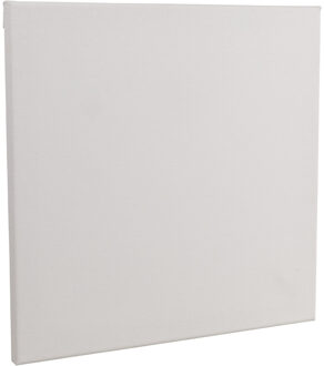 Rayher hobby materialen Katoenen schildersdoek 50 x 50 cm - Schildersdoeken Wit