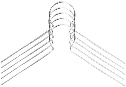 Rayher hobby materialen Kerstbalhaakjes - 150x stuks - zilver - ophanghaakjes - kerstboomhaakjes