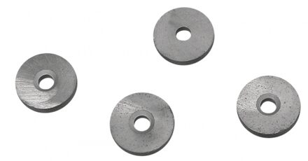 Rayher hobby materialen Knutsel magneten met gat 20 stuks rond 20 x 5 mm