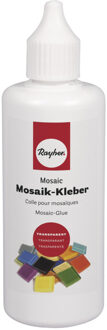 Rayher hobby materialen Knutsellijm voor mozaiek steentjes/tegeltjes - fles 100ml - waterbasis - Hobby lijm - transparant