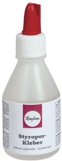 Rayher hobby materialen Knutsellijm voor piepschuim - fles van 100 ml - op waterbasis - Hobby lijm - transparant