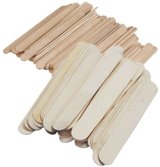 Rayher hobby materialen Knutselstokjes houtjes - 324x - houten ijsstokjes - naturel - 11 en 15 cm - hobby artikelen
