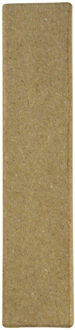 Rayher hobby materialen Letter I van papier mache onbeschilderd Beige