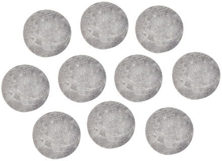 Rayher hobby materialen Magneten rond - grijs - 20x stuks - 10 x 1 mm - Hobby artikelen