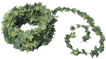 Rayher hobby materialen Mini hedera guirlande slinger kerstdorp decoratie 750 x 1 cm kunststof - Guirlandes Groen