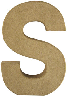 Rayher hobby materialen Papier mache letter S