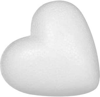 Rayher hobby materialen Piepschuim Hartje - 1x - 5 cm - knutselvorm/figuur - hobbyartikel