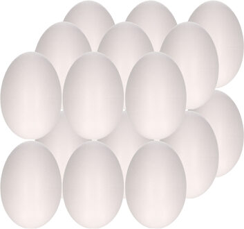 Rayher hobby materialen Piepschuim hobby vorm - 100x stuks - ei - 4,5 cm - DIY knutsel figuren - paasei