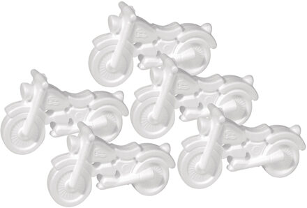 Rayher hobby materialen Piepschuim motor - 5x stuks - 17 cm - styrofoam - hobby - DIY - knutsel figuren van piepschuim