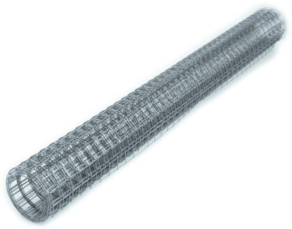 Rayher hobby materialen Raher Hobby Gaas - 100x50 cm - gaasdraad - Gips / papier mache vormen maken - kippengaas Zilver