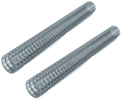 Rayher hobby materialen Raher Hobby Gaas - 4x rollen - 100x50 cm - gaasdraad - Gips / papier mache vormen maken - kippengaas