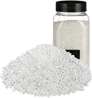 Rayher hobby materialen Rayher decoratie stenen / granulaat - 4x - 650 ml - 2-4 mm - transparant