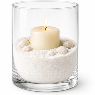 Rayher hobby materialen Rayher decoratie zand - 4x - 650ml - wit - hobby zandkorrels - sierzand