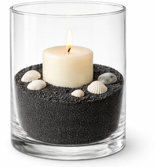 Rayher hobby materialen Rayher decoratie zand - 650ml - zwart - hobby zandkorrels - sierzand