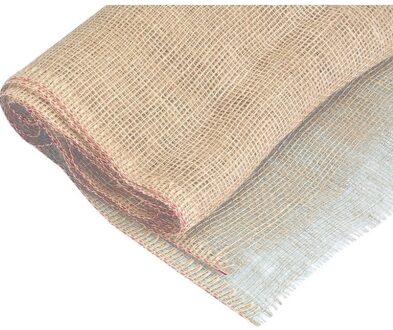 Rayher hobby materialen Rayher hobby Jute doek/stof grof naturel - 5 x 1 meter - decoratie / knutsel materiaal