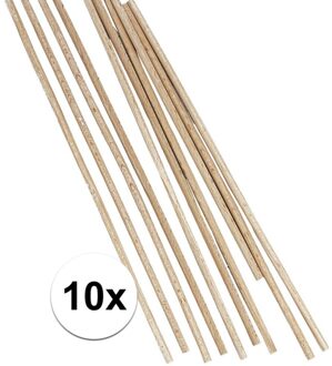 Rayher hobby materialen Rayher hobby knutselhoutjes - 25 x 0,5 cm - 10x stuks - naturel - knutselstokjes