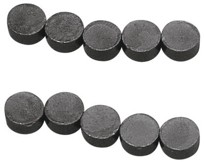 Rayher hobby materialen Rayher hobby magneten - 30x - rond - knutsel/koelkast magneten - 8 x 4 mm