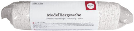 Rayher hobby materialen Rayher hobby Rol gips gaas - gipsverband - wit - 20 x 300 cm