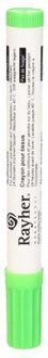 Rayher hobby materialen Rayher hobby textielstift - dikke punt - groen - 2-4 mm - Tekenen/knutselen