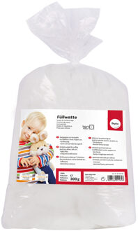Rayher hobby materialen Rayher Hobby vulmateriaal - polyester schuim vlokken - 300 gram voor knuffels/kussens - zeer donzig Wit