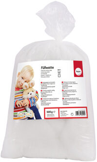 Rayher hobby materialen Rayher Hobby vulmateriaal - polyester schuim vlokken - 500 gram voor knuffels/kussens - zeer donzig Wit