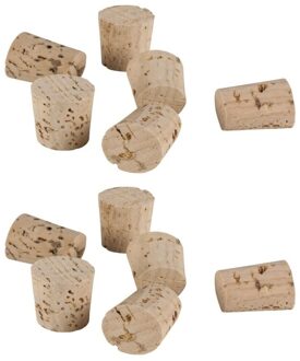 Rayher hobby materialen Rayher Kurken - 12x - 22 x 19 mm - hobby materialen / kurkdoppen - knutselen