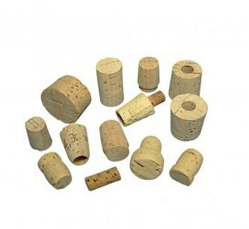 Rayher hobby materialen Rayher Kurken - zak van 100 gram - diverse maten - hobby en knutsel