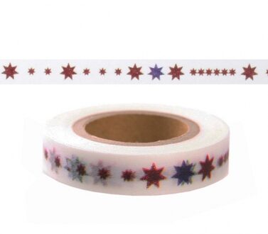 Rayher hobby materialen Washi tape met sterren - Washi tape