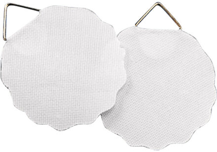 Rayher hobby materialen Zelfklevende ophanghaakjes - 5x stuks - voor schilderij/tekening - Dia 4 cm
