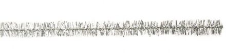 Rayher hobby materialen Zilver chenilledraad met glitters 50 cm