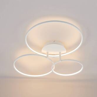 Rayk LED plafondlamp, mat wit