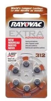 Rayovac batterij v gehoorapp ultra A312