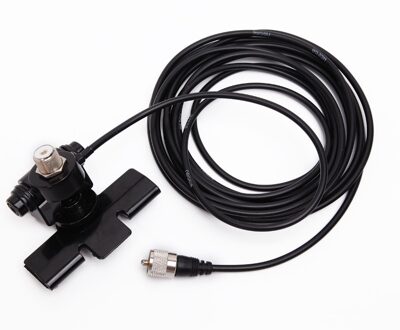 RB-400 Auto Clip Mount Auto Antenne Clip Beugel voor Mobiele Voertuig Auto Radio voor QYT KT-8900 KT8900D BJ-218 + 5m Kabel