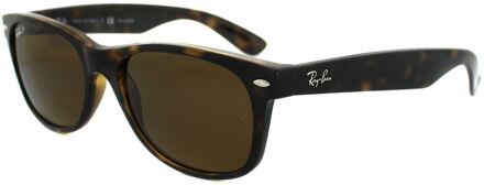 RB2132 902/57- New Wayfarer (Classic) - zonnebril - Tortoise / Bruin Klassiek B-15 - Gepolariseerd - 55mm