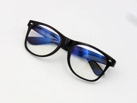 RB2140 optische blauw coating anti straling Mannen Vrouwen Computer Bril transparante Vintage Eyewear Frame Brillen Spektakel glans zwart