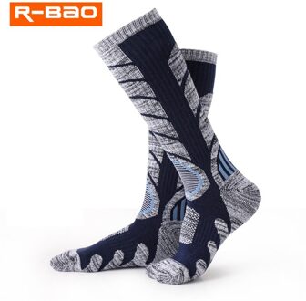 RB3301 Outdoor Skiën/Wandelen Sokken Badstof Zool Dikker Warm Houden Ademend Slijtvaste Sport Sokken Milti / M