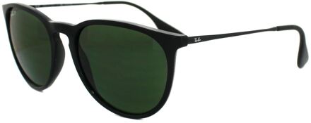 RB4171 601/2P - Erika (Classic) - zonnebril - Zwart / Groen Klassiek G-15 -Gepolariseerd - 54mm