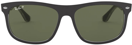 RB4226 60529A - zonnebril - Zwart op transparant / Groen Klassiek G-15 - Gepolariseerd - 56mm