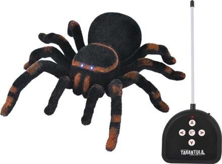 RC grote vogelspin/tarantula draadloos met afstandsbediening Zwart