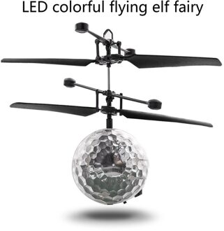 Rc Vliegende Bal Lichtgevende Kid 'S Vlucht Ballen Elektronische Infrarood Inductie Vliegtuigen Afstandsbediening Speelgoed Led Light Mini Helicopter #