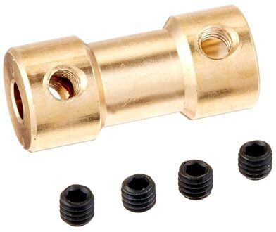 Rc Vliegtuig 3Mm Tot 5Mm Messing Motor Koppeling Shaft Coupler Connector