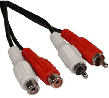 RCA-cinch Stereo Audio Cable, 2.0m M-F - small