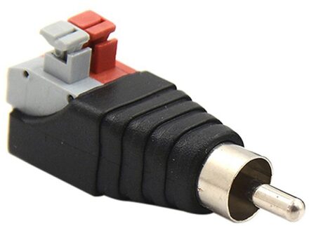Rca Connector Adapter Jack Plug Voor Multimedia Mannelijke Rca Connector Adapter Luidsprekerkabel Kabel Audio Mannelijke Vga Connector Acehe