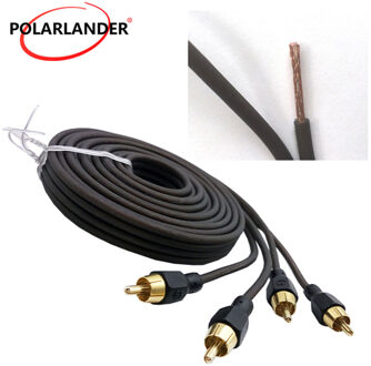Rca Phono Y Splitter Lead Adapter Kabel Connector Auto Audio Power Kabel 5 M Draad Audio Kabel Lijn