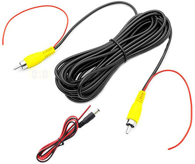 RCA-videokabel voor automonitor en achteruitrijcamera met achteruitrijcamera Rood