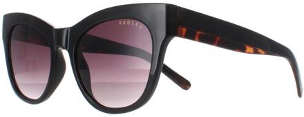 RDS 6508 104A zwart en havana smoke gradient zonnebril - One Size