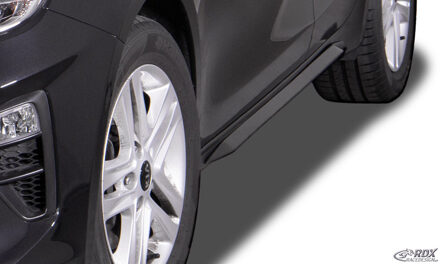 RDX Racedesign Sideskirts 'Slim' passend voor KIA Ceed Hatchback (CD) 2018- (ABS zwart glanzend) RDSKI07