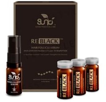 Re:Black Hair Follicle Serum With Biotinoyl Tetrapeptide Conjugate Nano Silver 10ml x 3